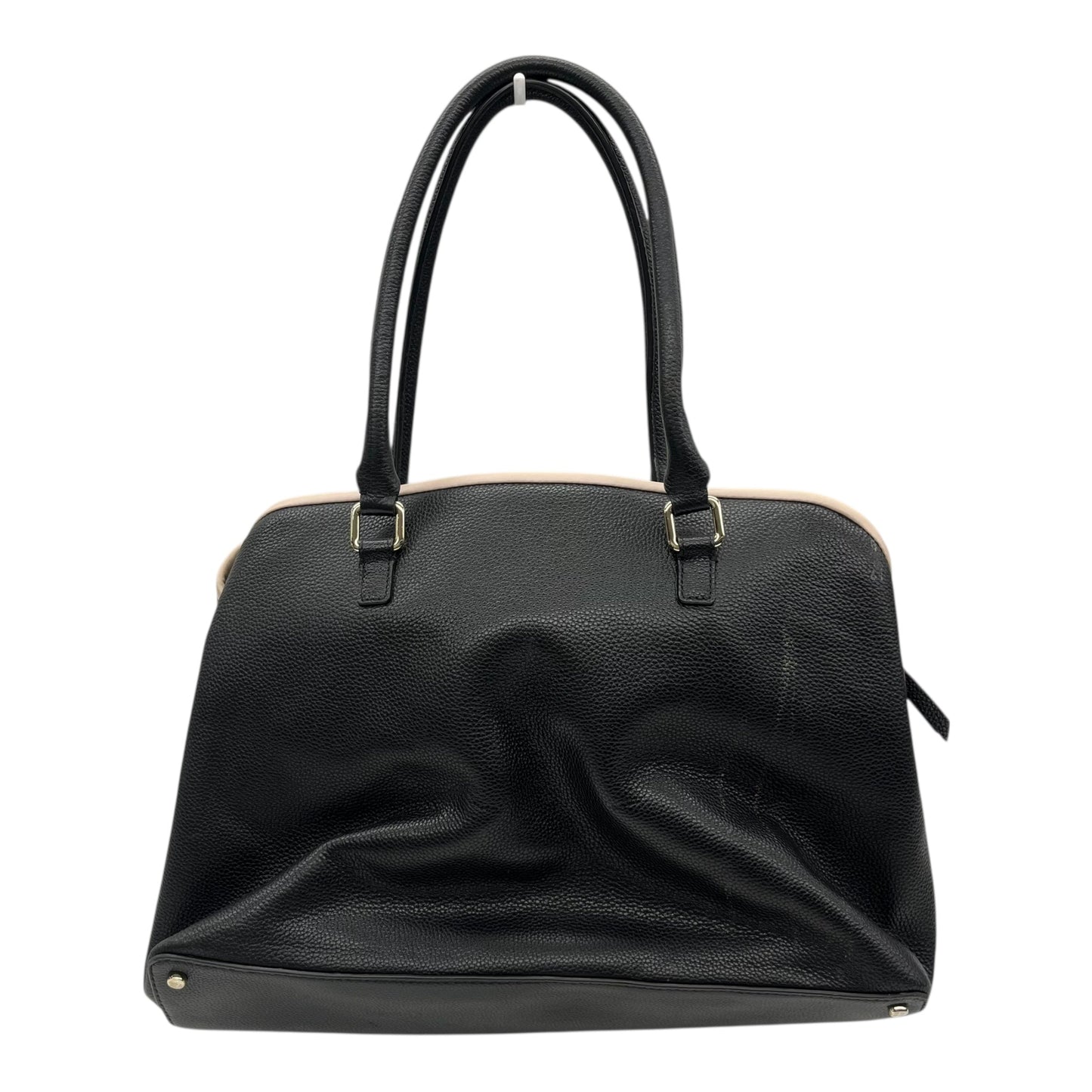 Handbag Designer By Kate Spade In Black & Tan, Size:Large