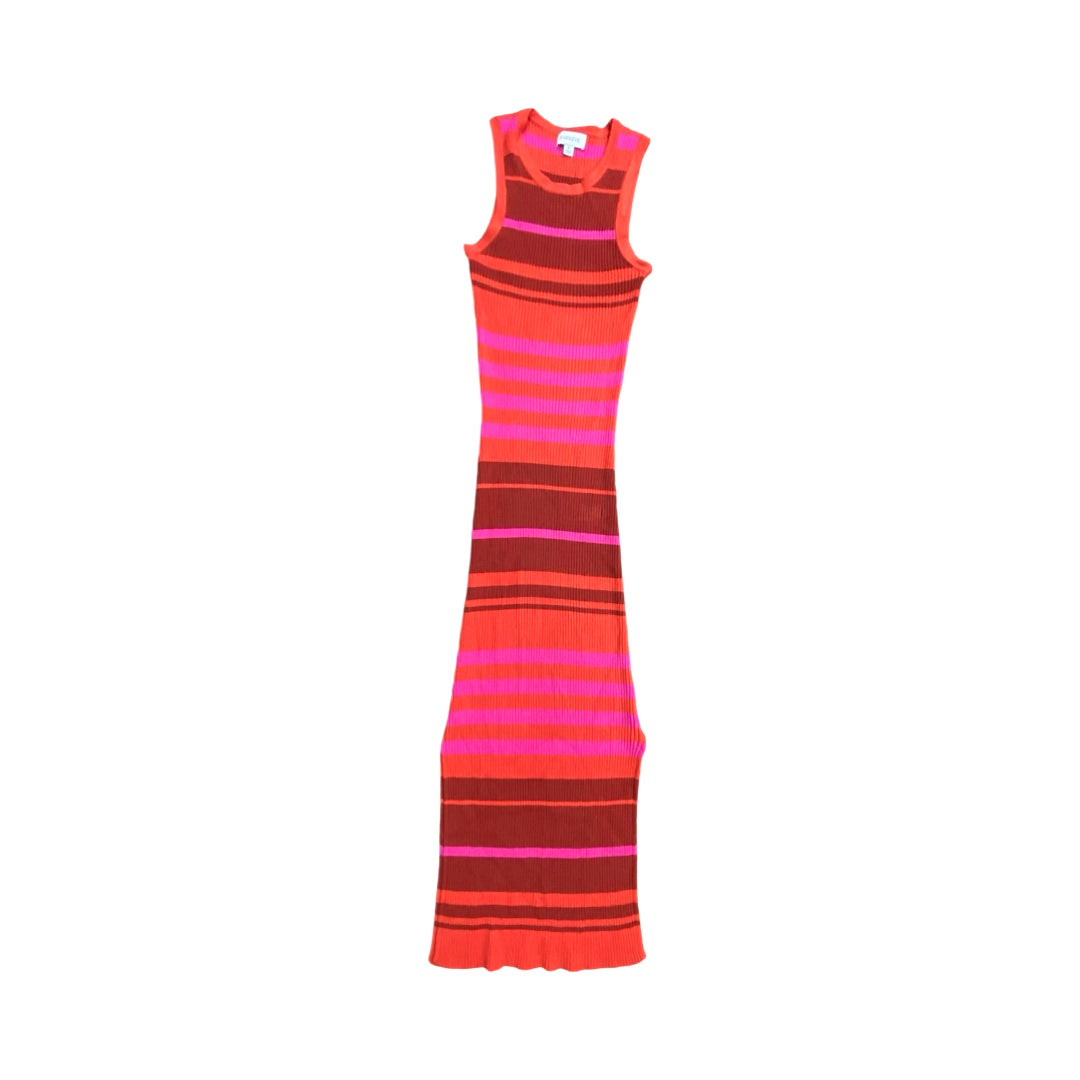 Dress Casual Maxi By Evereve In Striped Pattern, Size:M
