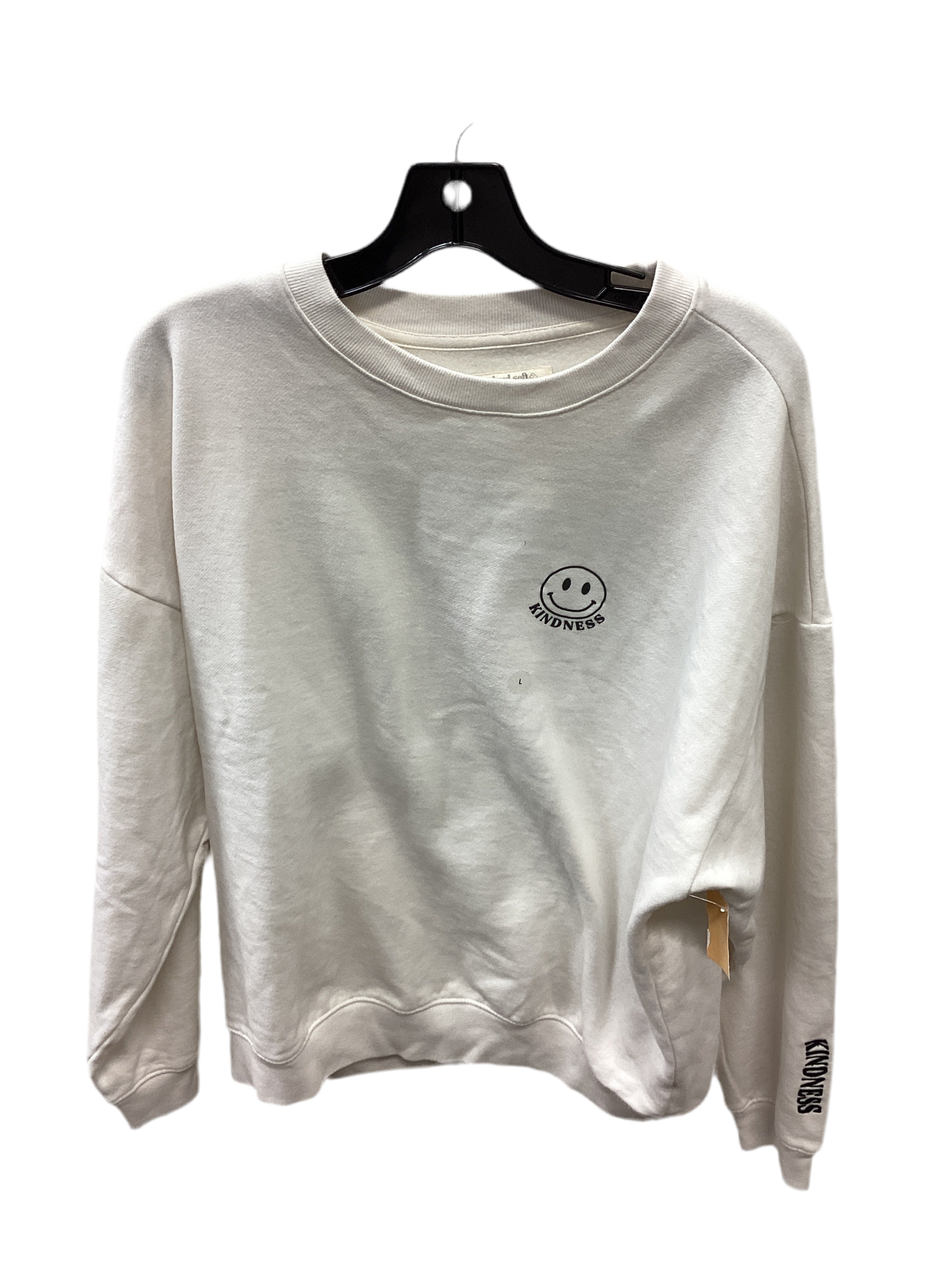 Sweatshirt Crewneck By Aeropostale In Cream, Size:L