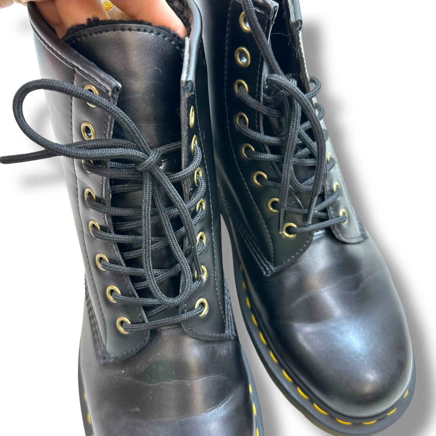 Boots Combat By Dr Martens In Black, Size: 10