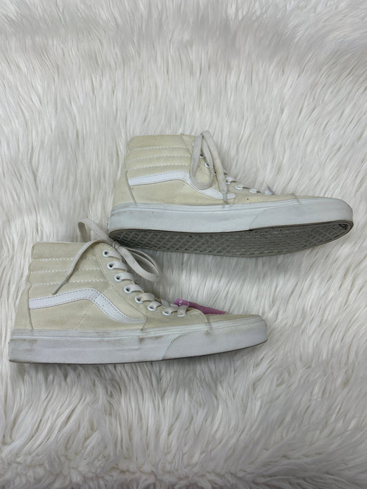 Shoes Sneakers By Vans In Cream, Size:8