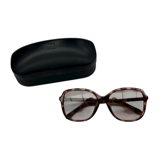 Sunglasses Designer By Coach In Tortoise Shell Print