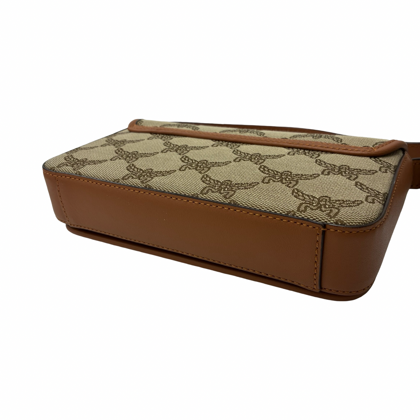 Crossbody Luxury Designer By Mcm In Tan, Size:Small