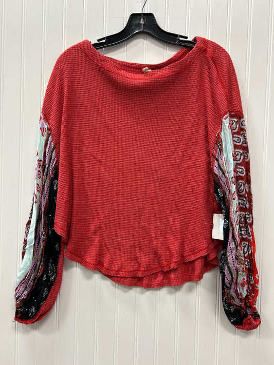 Top Ls By We The Free In Red, Size:Xs