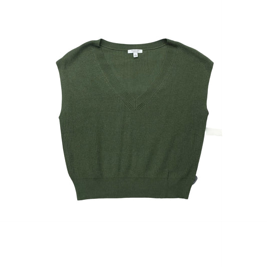 Vest Sweater By Ann Taylor In Green, Size:Xl