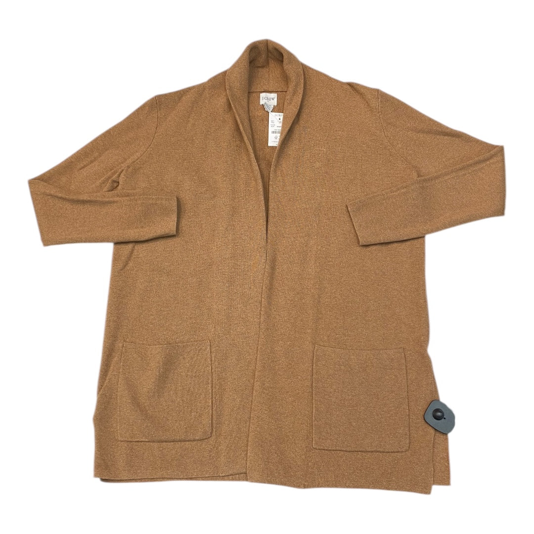 Sweater Cardigan By J. Crew In Tan, Size:Sp
