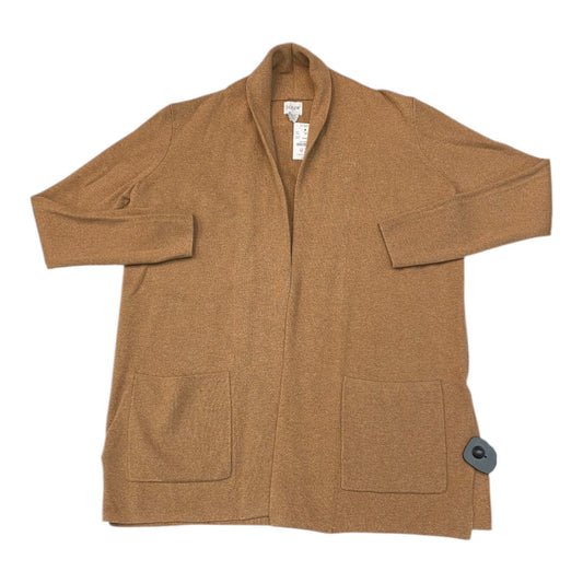 Sweater Cardigan By J. Crew In Tan, Size:Sp