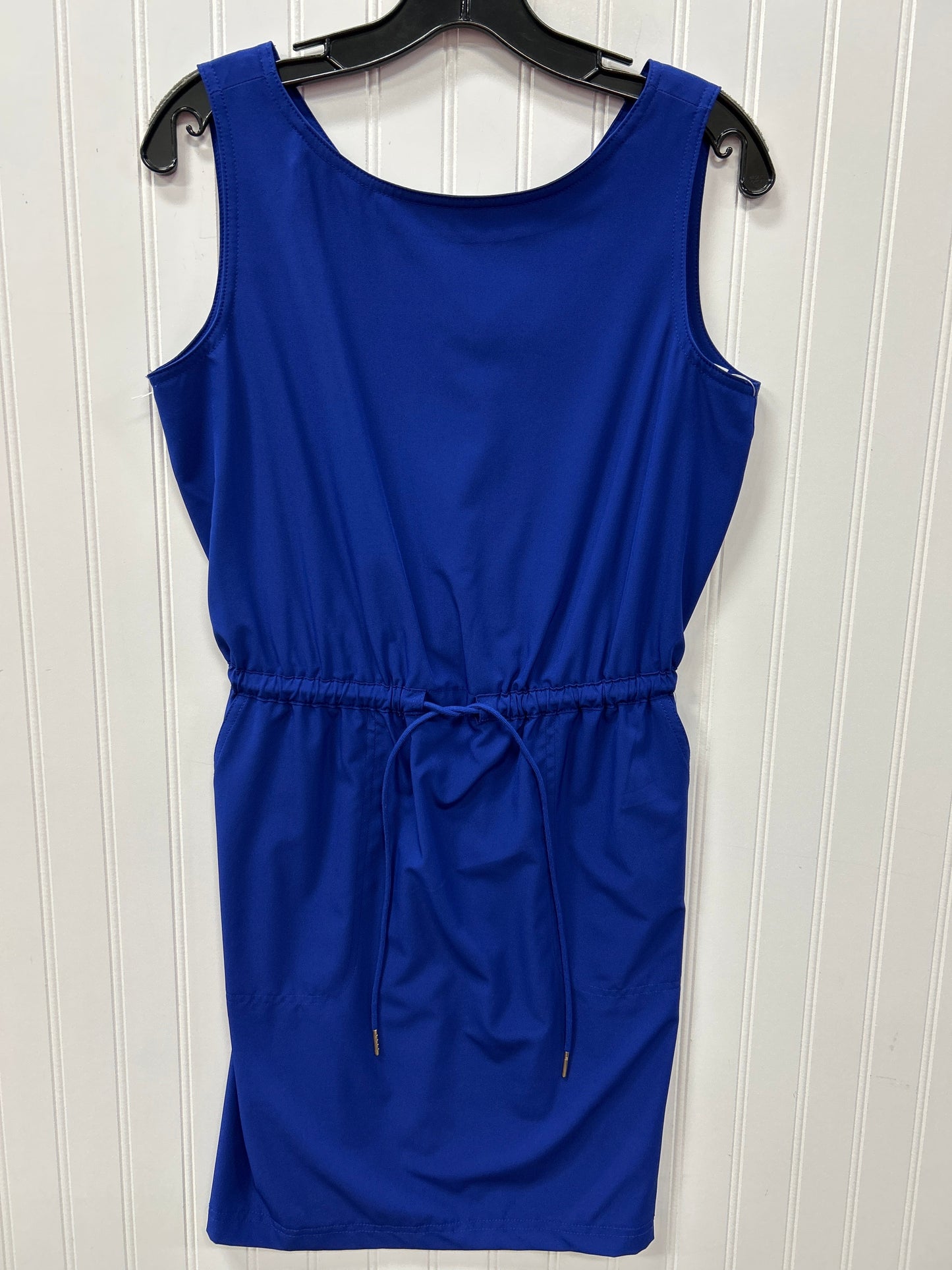 Dress Casual Midi By Calvin Klein In Navy, Size:4