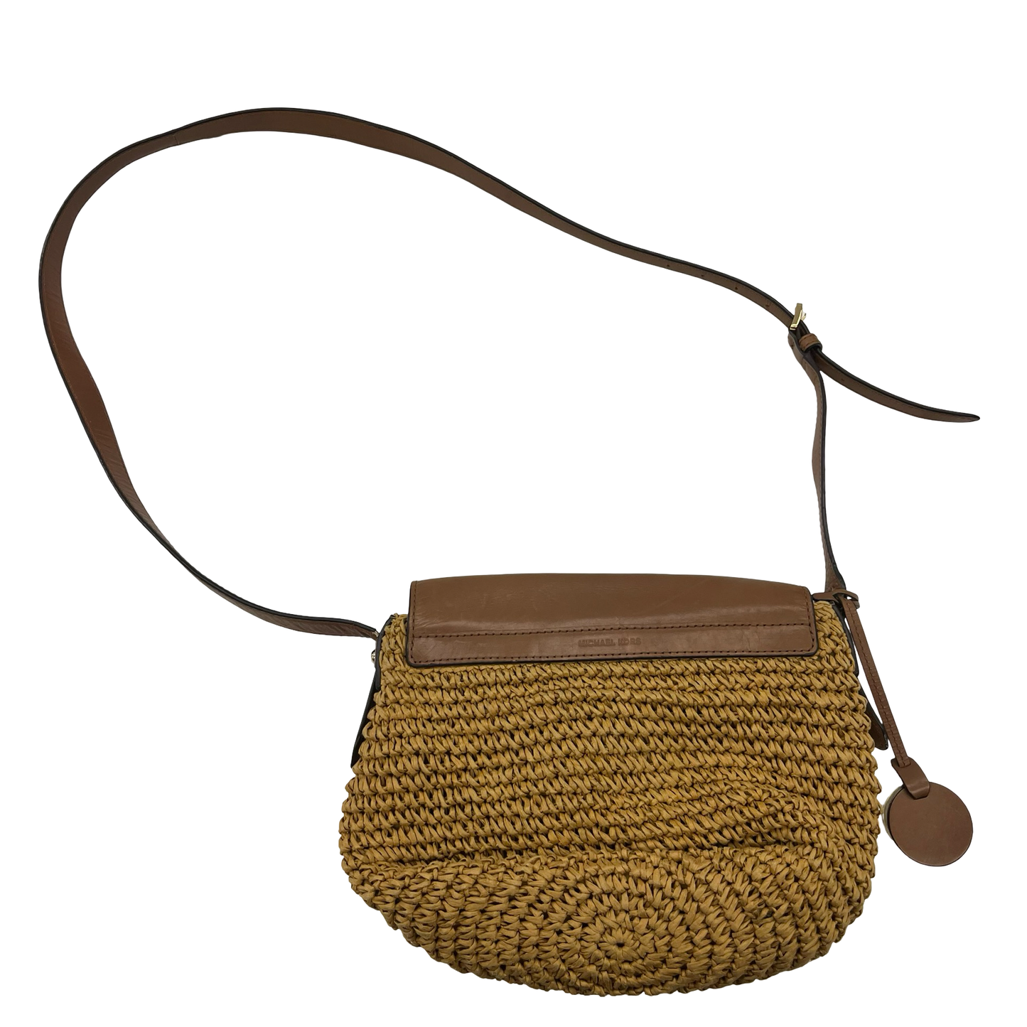 Crossbody Designer By Michael Kors In Tan, Size:Medium