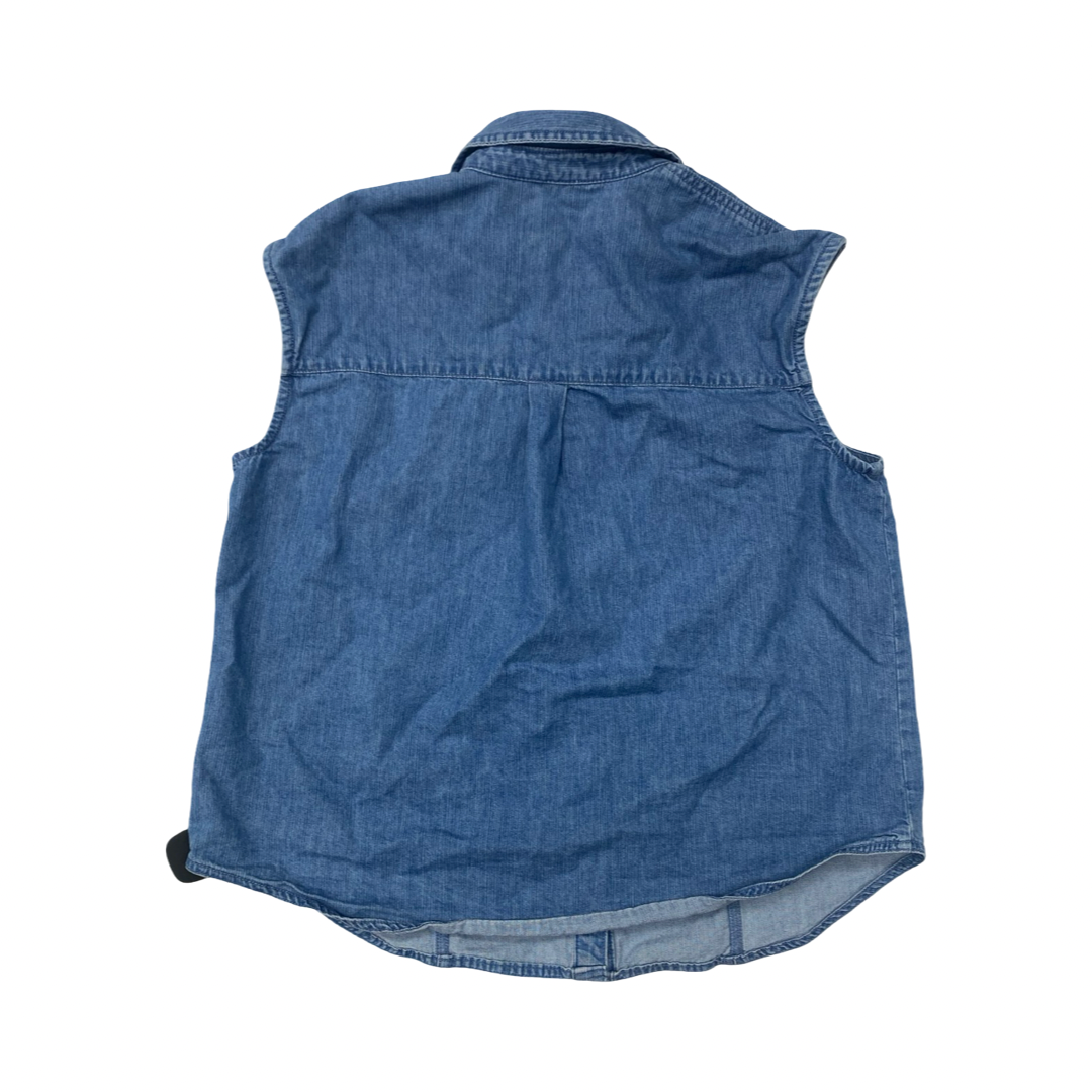 Vest Other By Universal Thread In Blue Denim, Size:L
