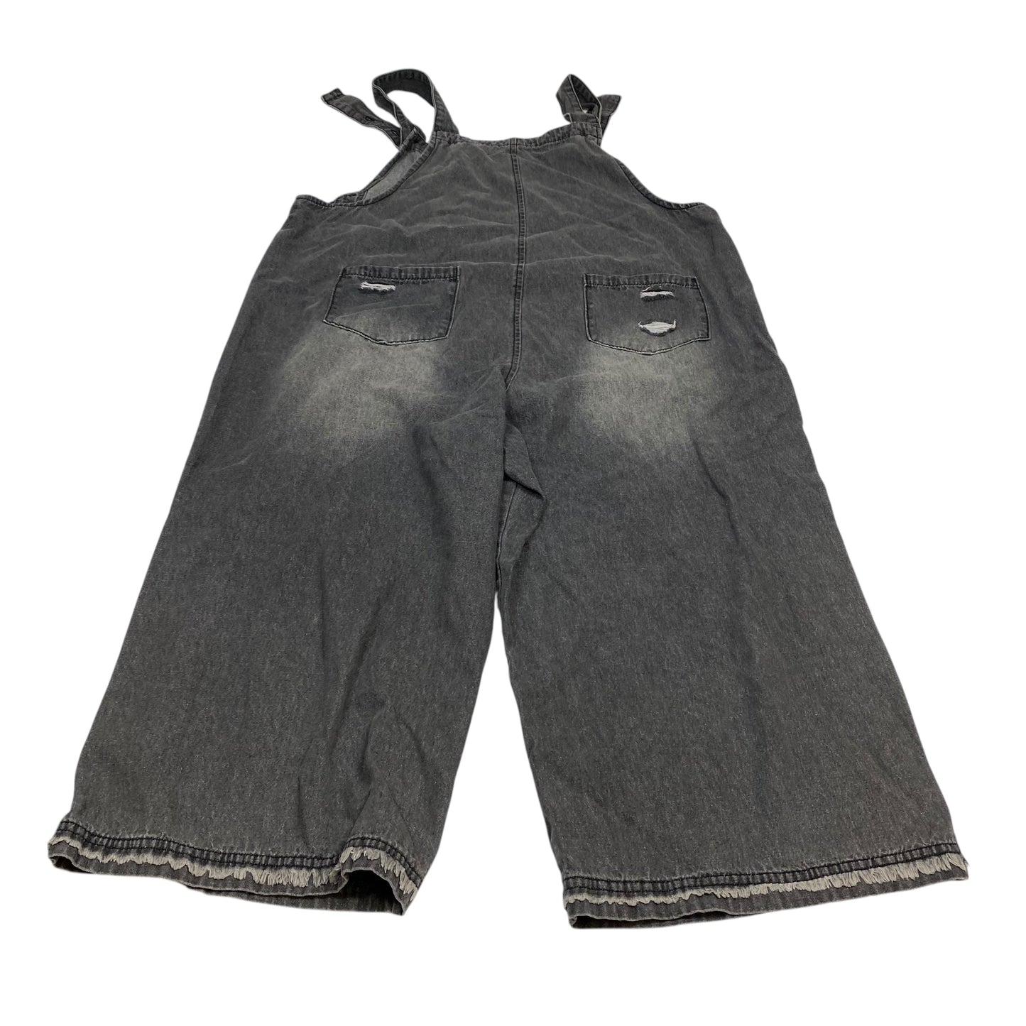Overalls By Easel In Grey Denim, Size:M