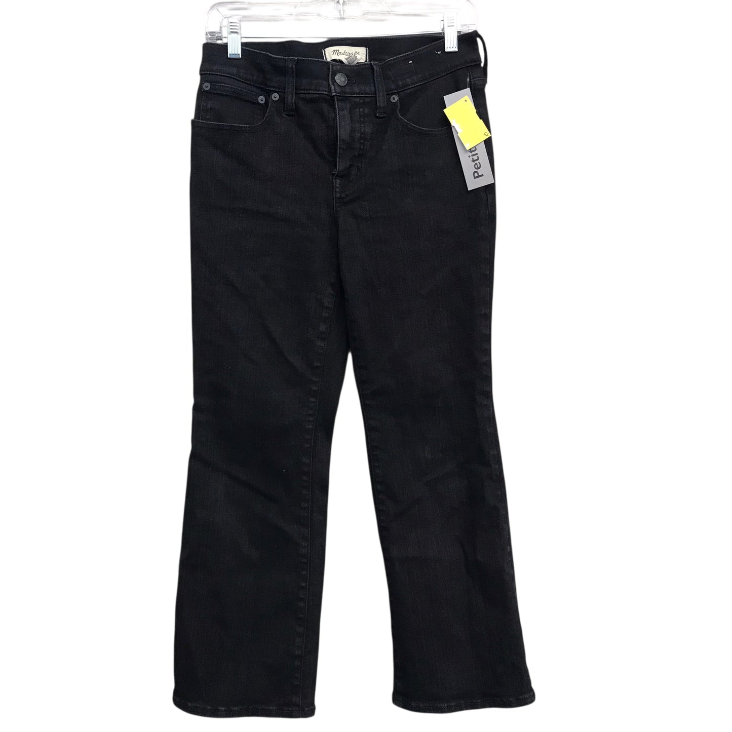 Jeans Flared By Madewell In Black Denim, Size:6P