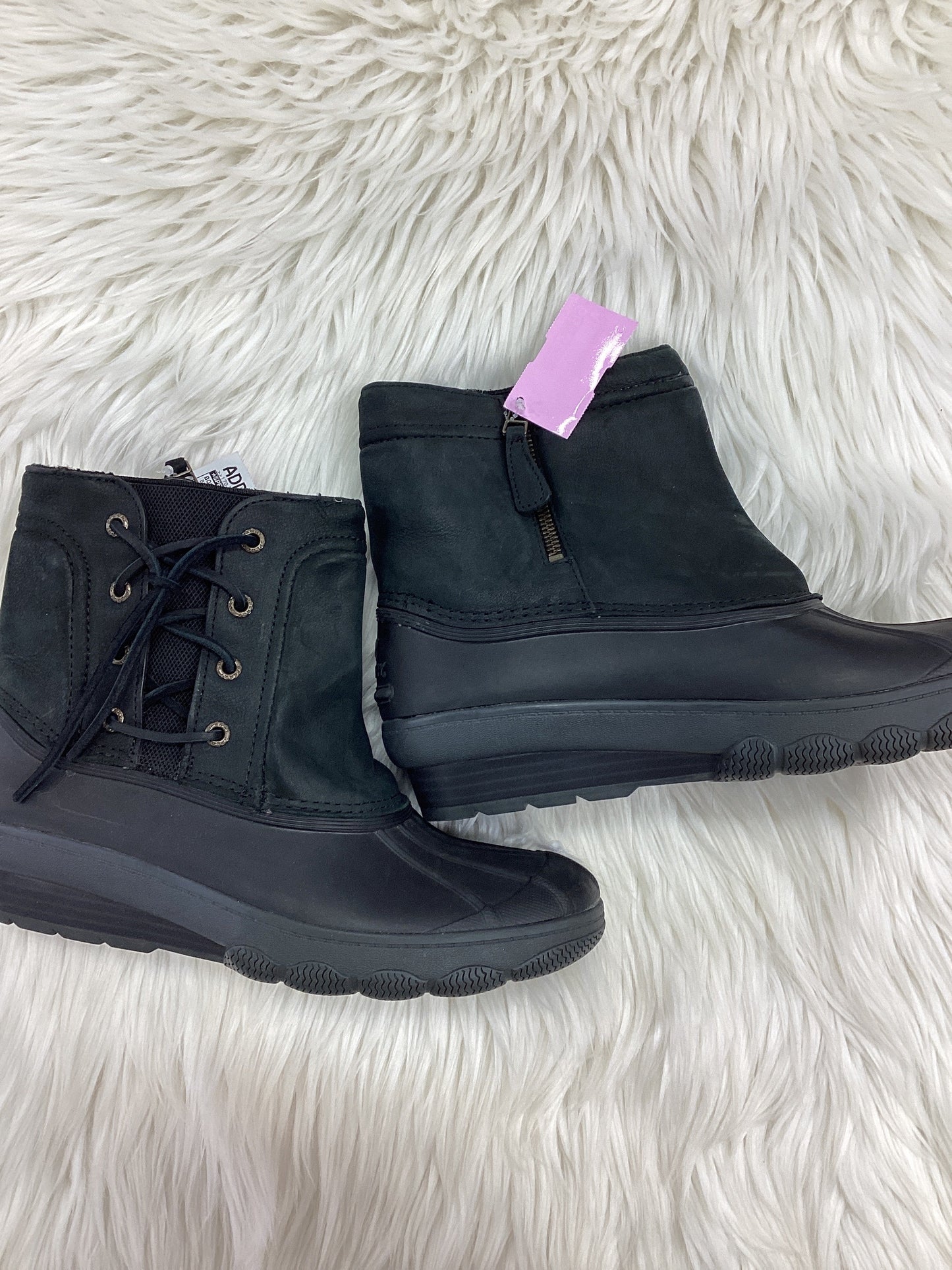 Boots Snow By Sperry In Black, Size:8