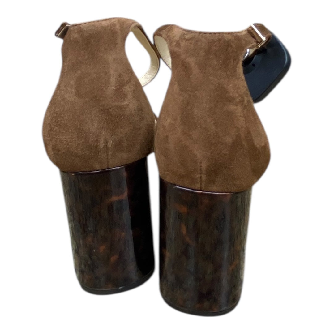 Shoes Heels Block By J. MCLAUGHLIN In Brown, Size:8.5