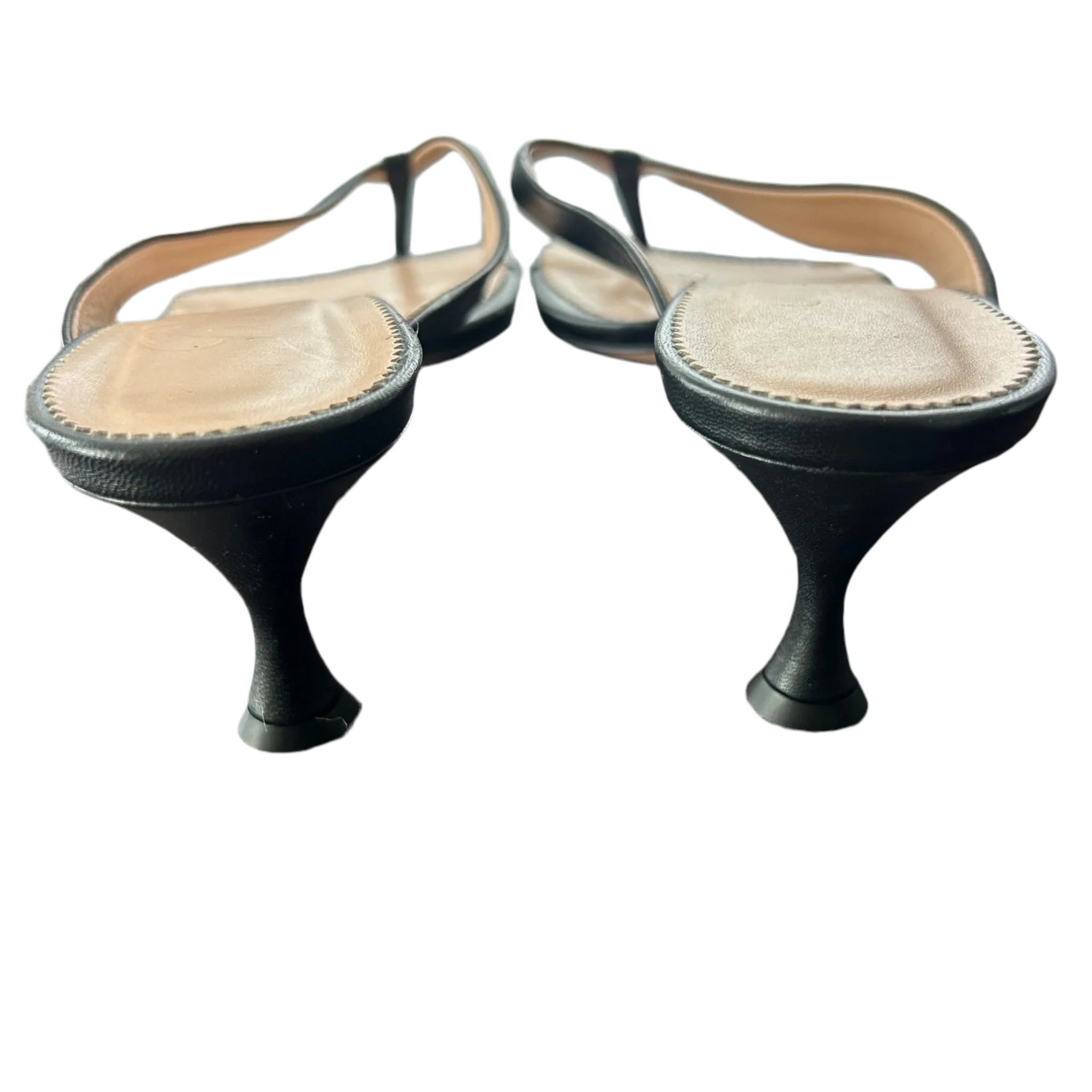 Sandals Heels Kitten By J. Crew In Black, Size: 9