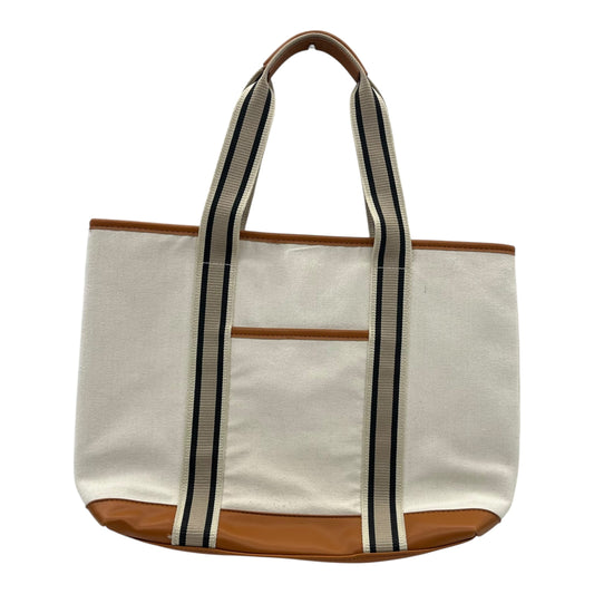 Handbag By Clothes Mentor In Cream, Size:Medium