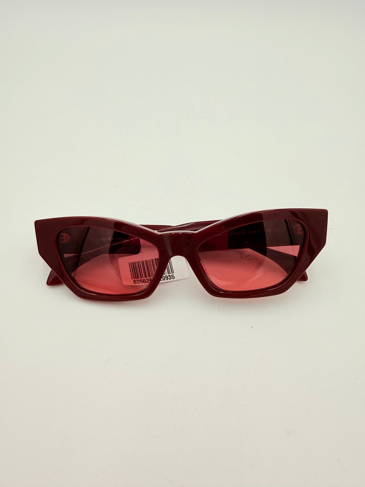 Sunglasses Luxury Designer By Versace In Red