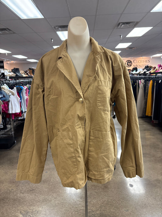 Blazer By J. Crew In Yellow, Size:M