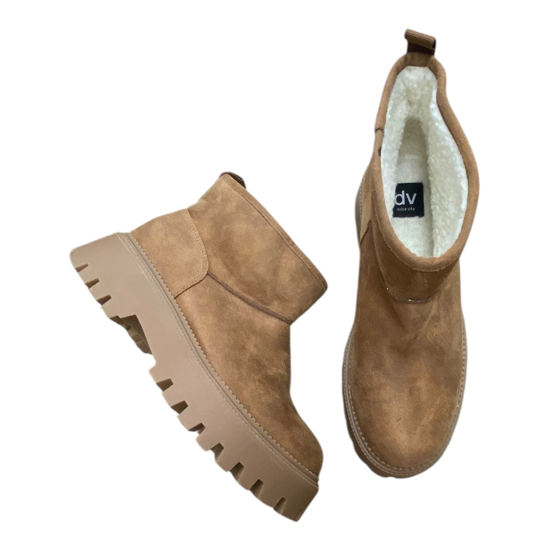 Boots Ankle Flats By Dolce Vita In Brown, Size:9
