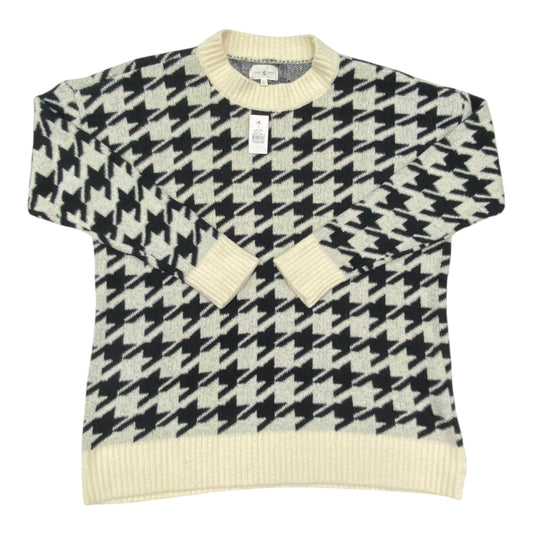 Sweater By Lou And Grey In Black & Cream, Size:L