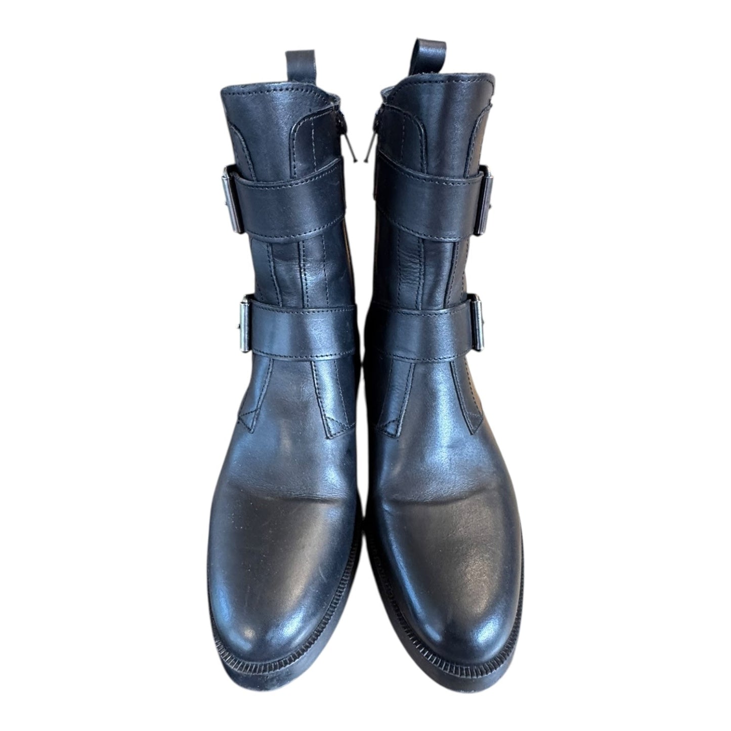 Boots Combat By EMANUELE CRASTO In Black, Size:9