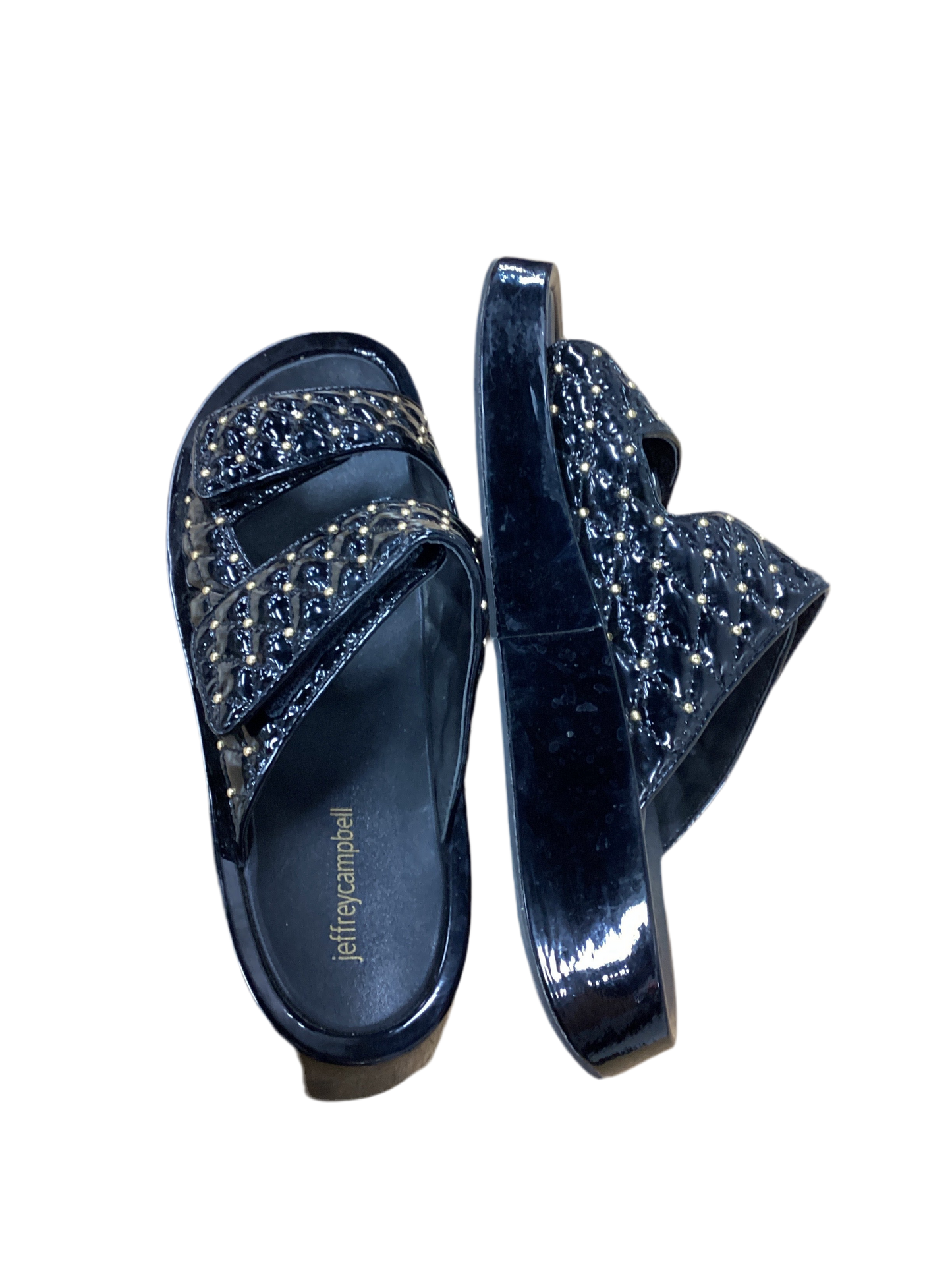 Sandals Flats By Jeffery Campbell In Black, Size:9