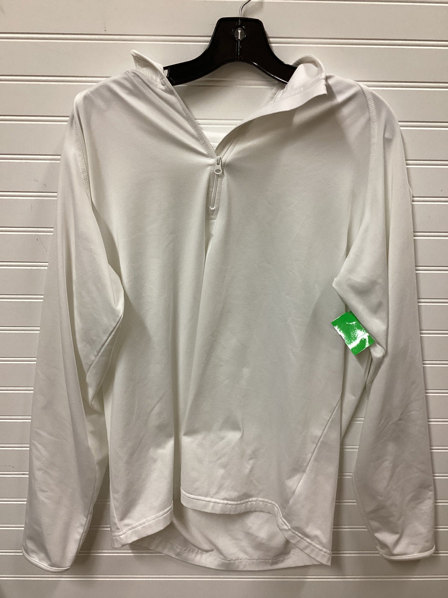 Athletic Top Ls Collar By Cmc In White, Size:L