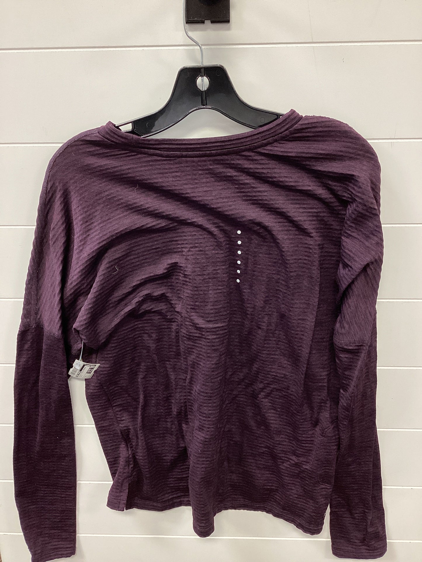 Athletic Top Ls Crewneck By Nike Apparel In Purple, Size:M