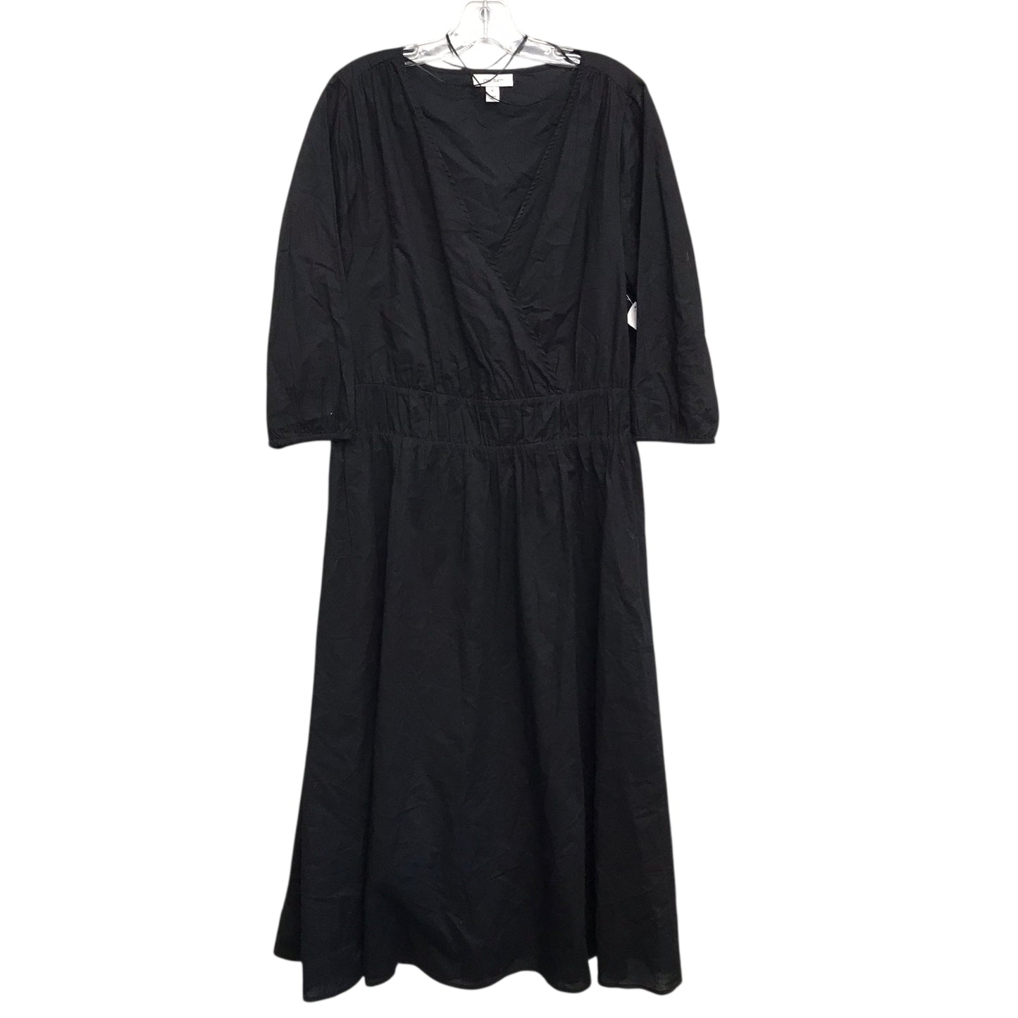 Dress Casual Midi By ON 34th In Black, Size:Xl