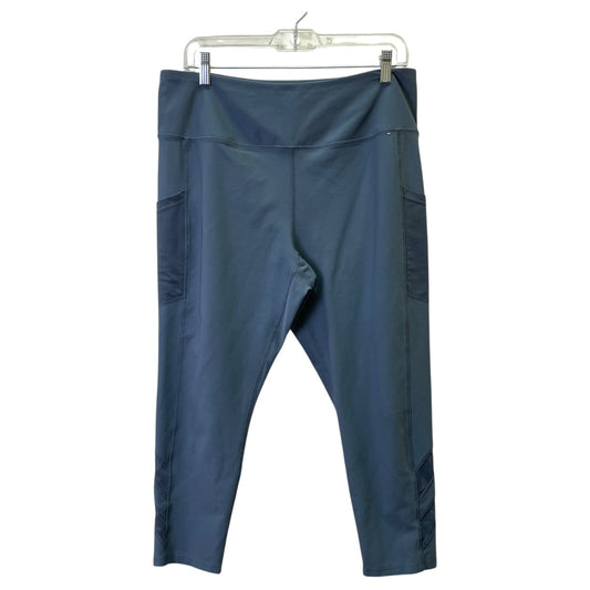 Athletic Leggings By Mondetta In Blue, Size:Xl