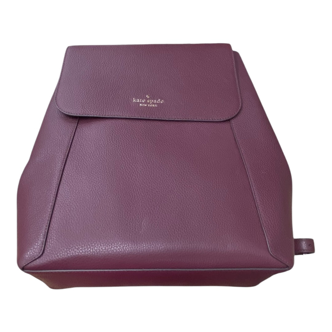 Backpack Designer By Kate Spade In Maroon, Size:Large