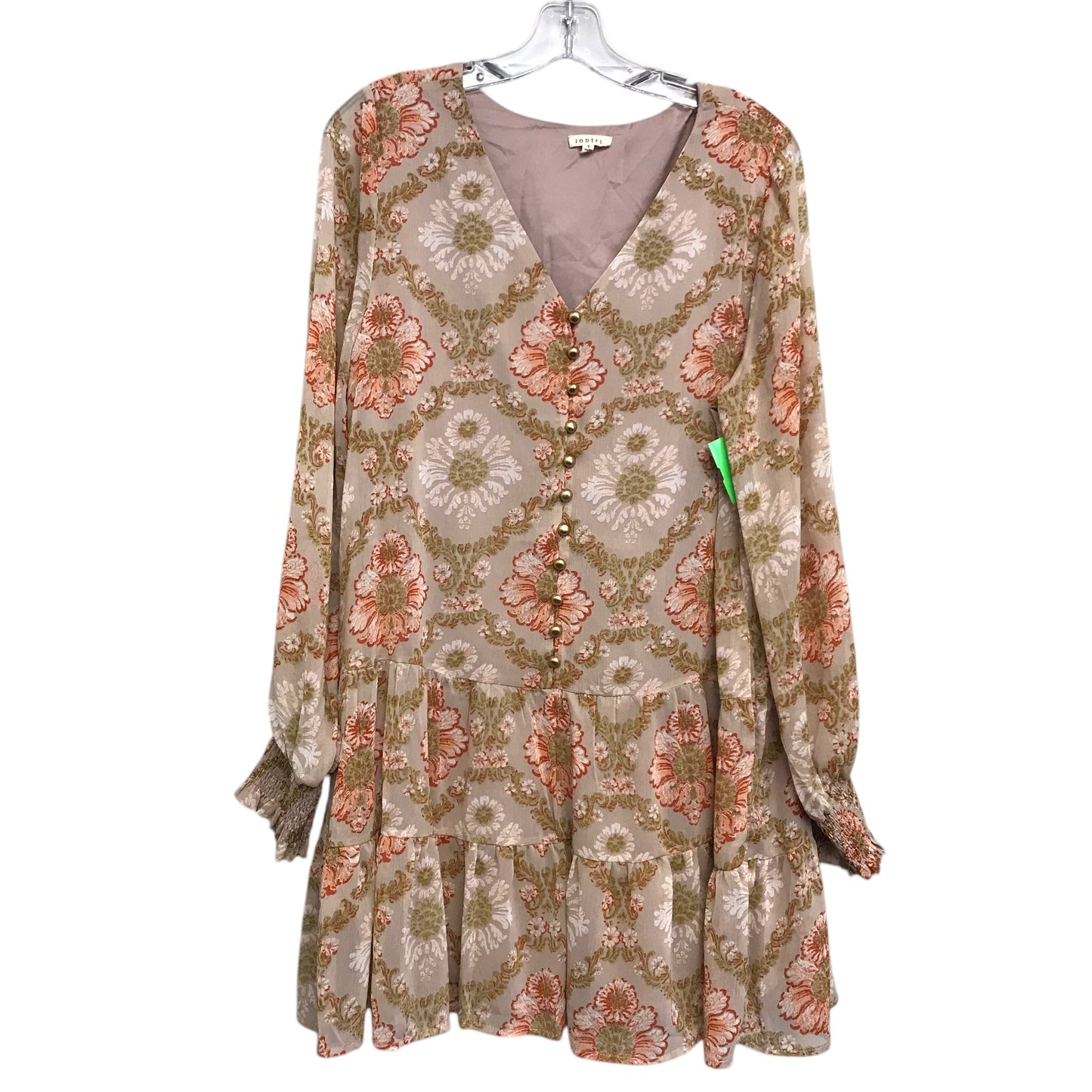 Dress Casual Short By Jodifl In Floral Print, Size:S