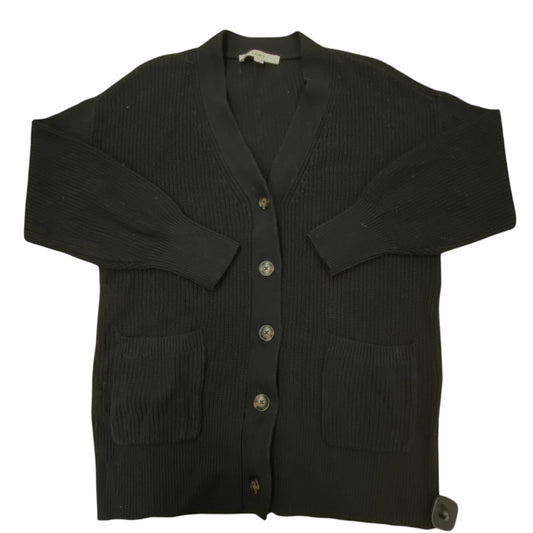 Sweater Cardigan By Loft In Black, Size:L