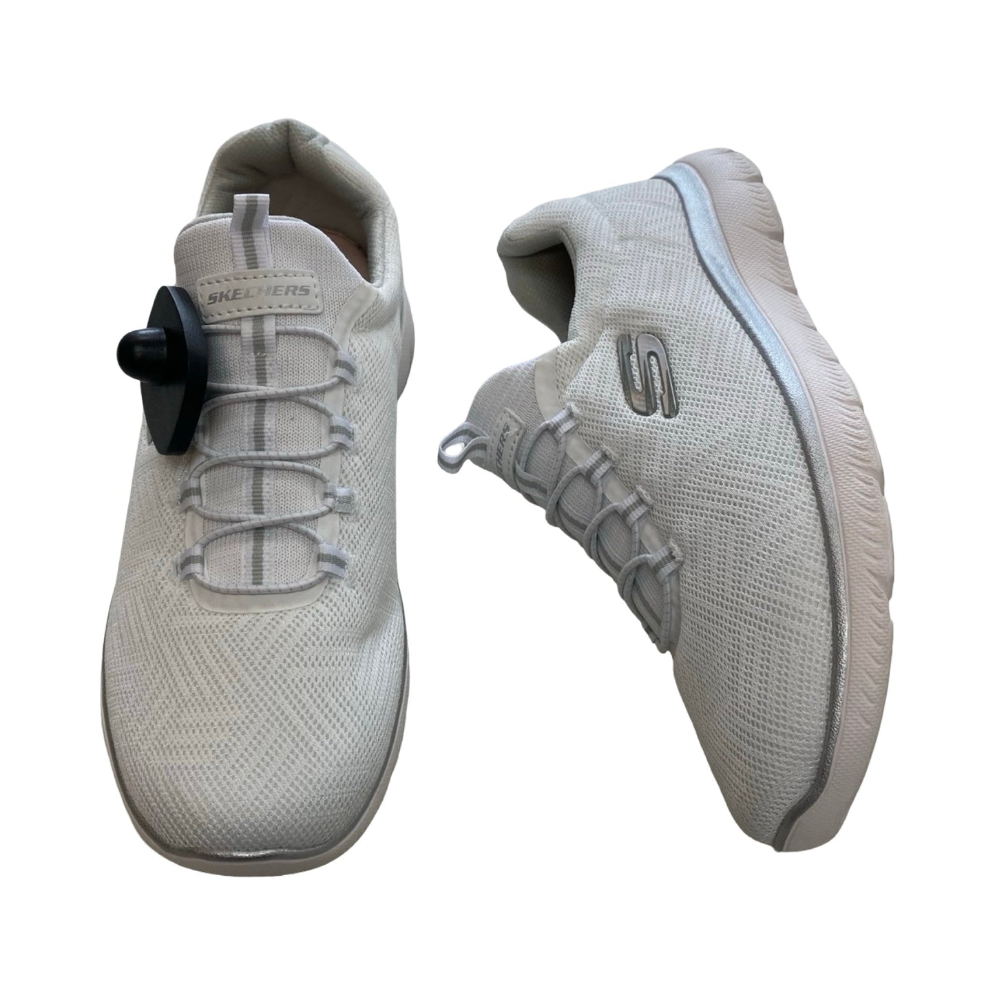 Shoes Athletic By Skechers In White, Size:8.5