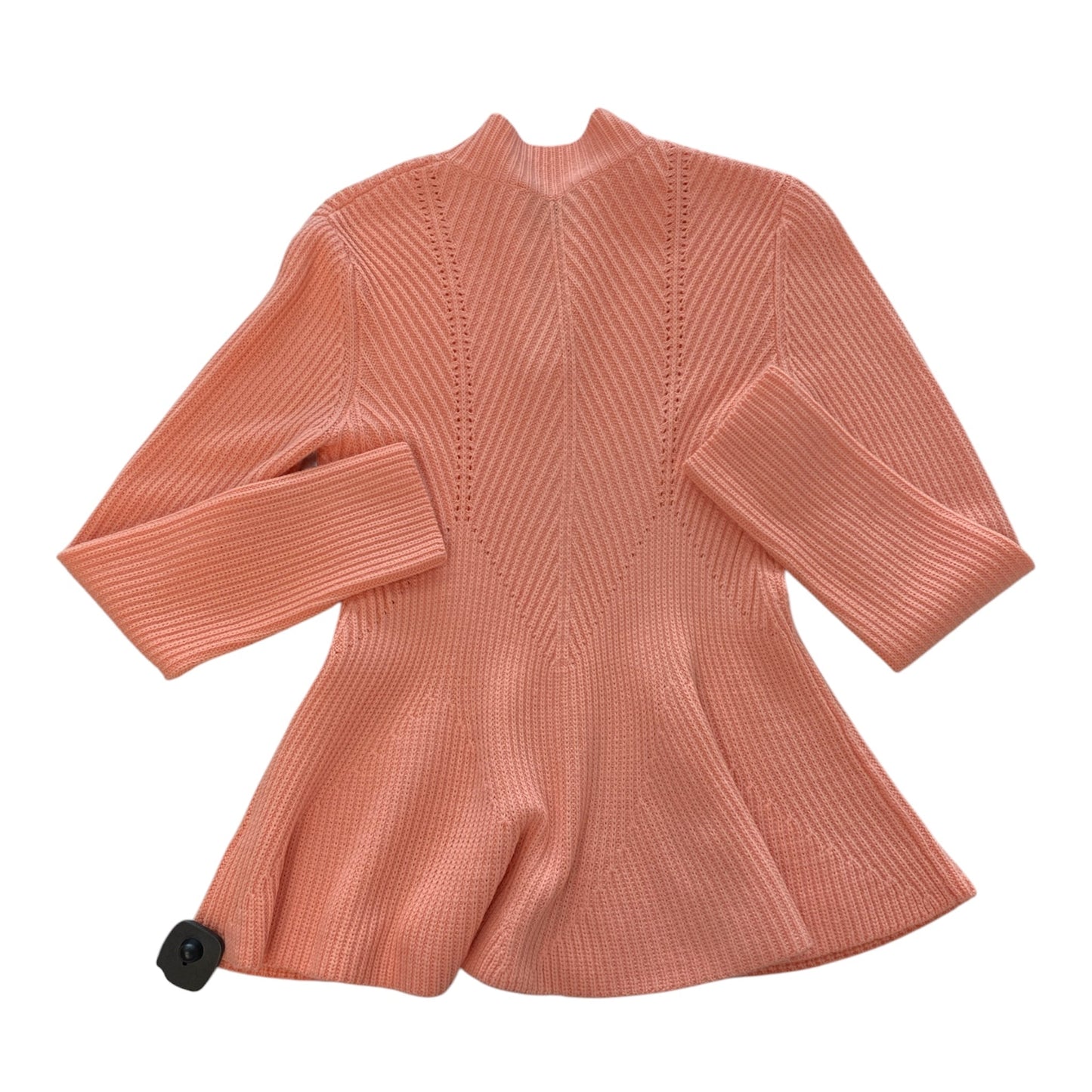 Sweater Cardigan Designer By St John Collection In Peach, Size:S