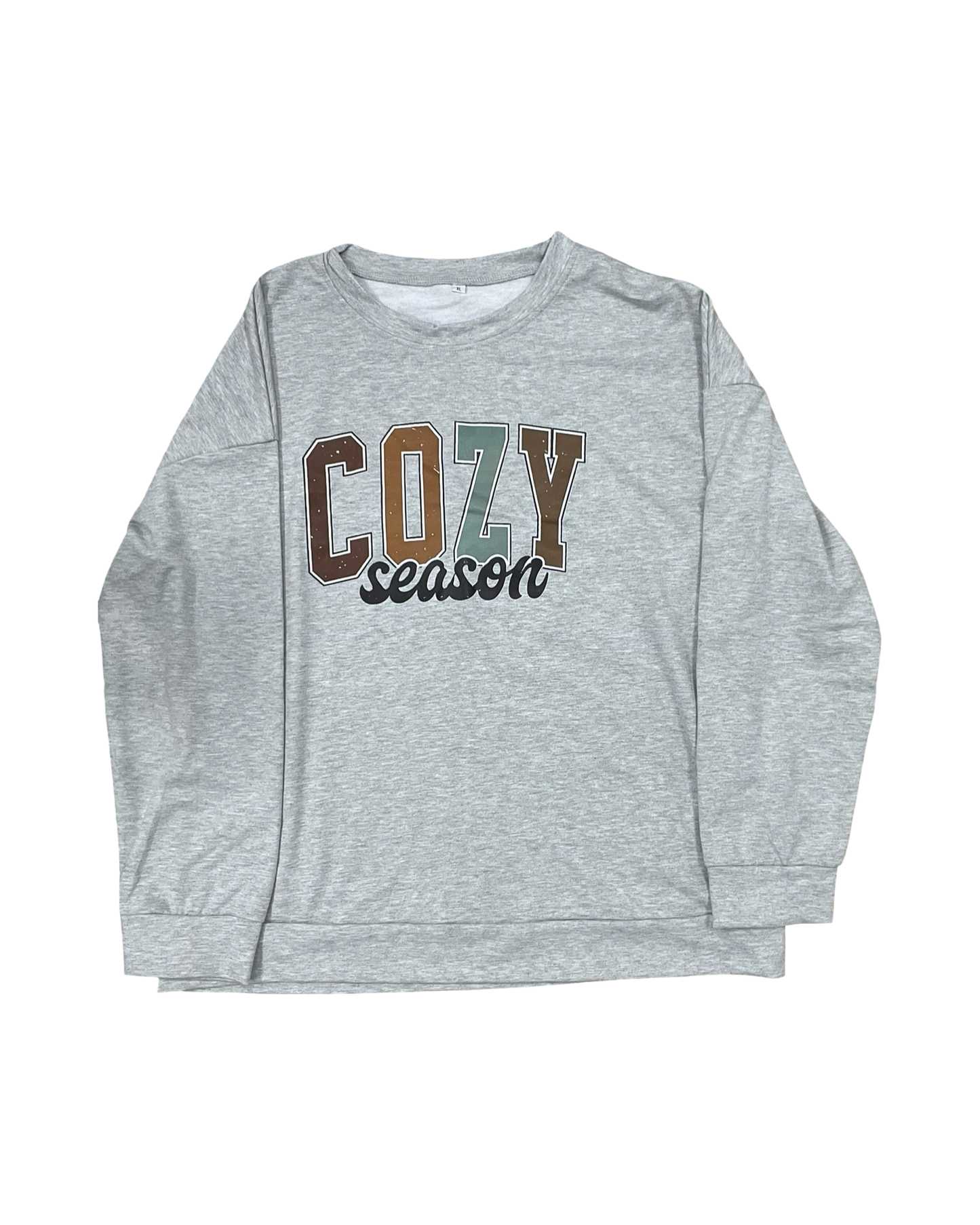 Sweatshirt Crewneck By Clothes Mentor In Grey, Size:1X