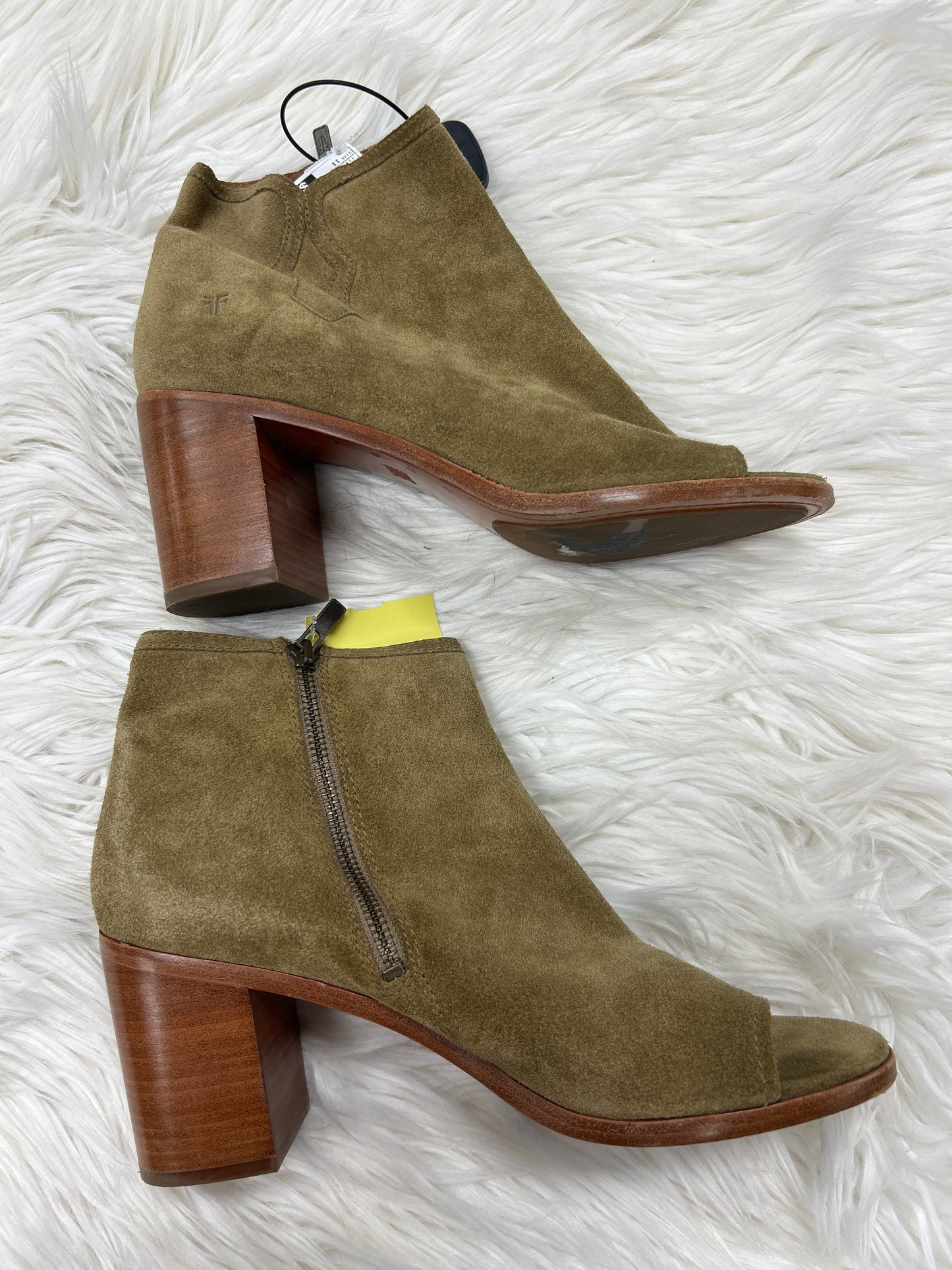 Boots Designer By Frye In Taupe, Size:11