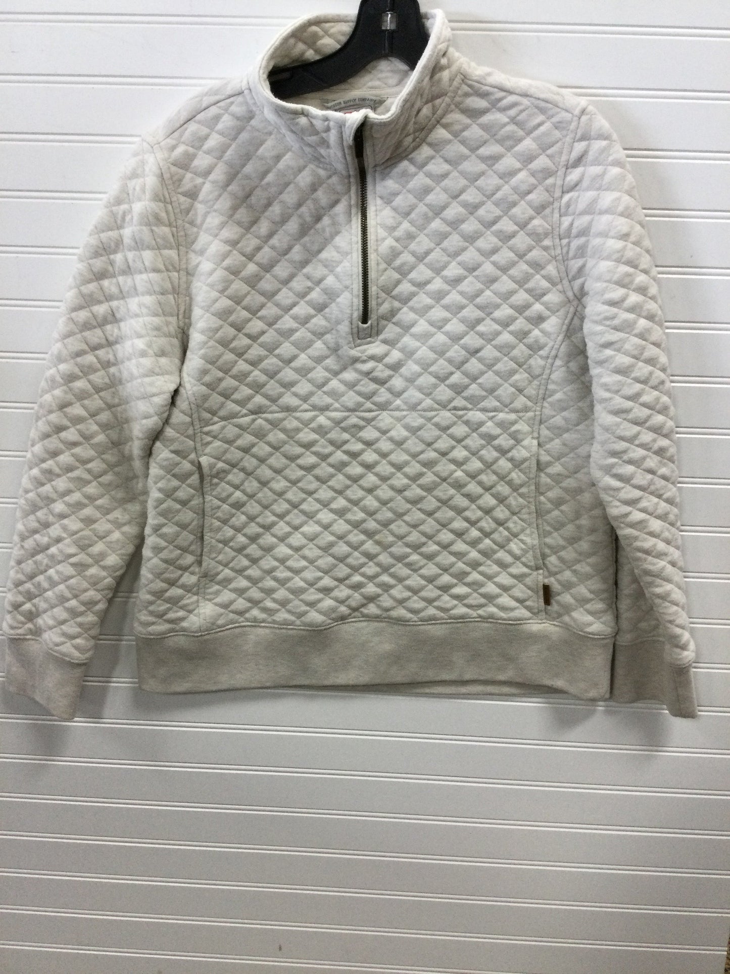 Athletic Sweatshirt Collar By Avalanche In Cream, Size:L