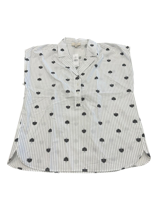 Top Ss By Loft In Black & White, Size:M
