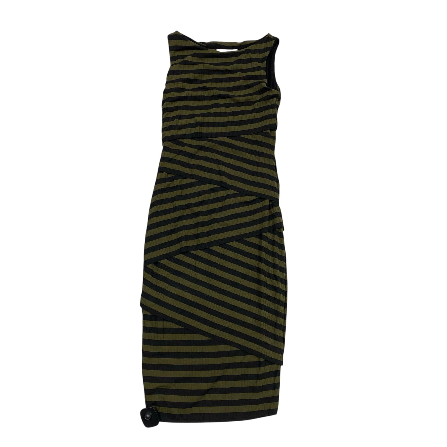 Dress Casual Midi By Bailey 44 In Black & Green, Size:Xs