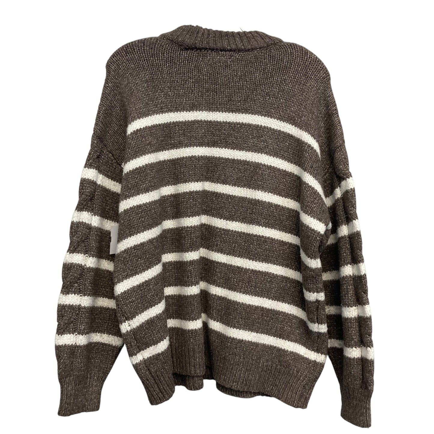 Sweater By Lc Lauren Conrad In Striped Pattern, Size:Xl