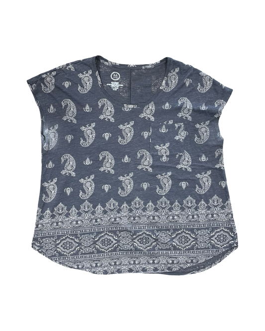 Top Sleeveless By Maurices In Grey, Size:1X