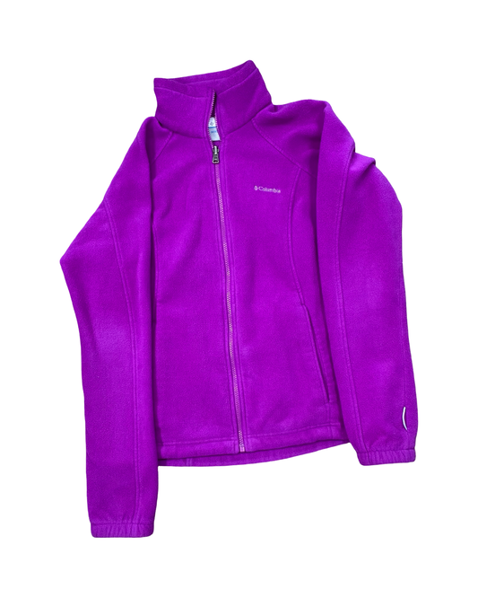 Jacket Fleece By Columbia In Purple, Size:L