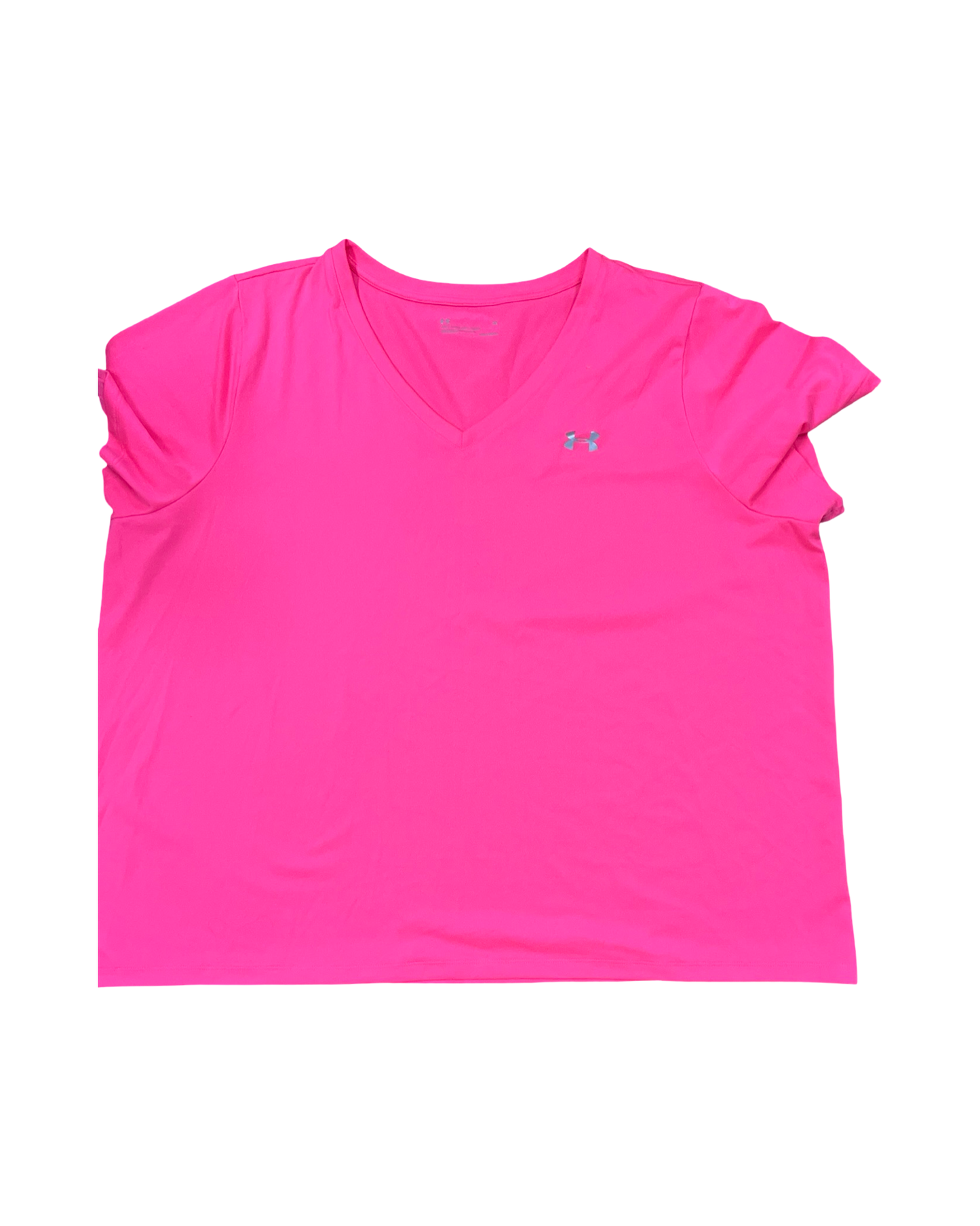 Athletic Top Ss By Under Armour In Pink, Size:3X