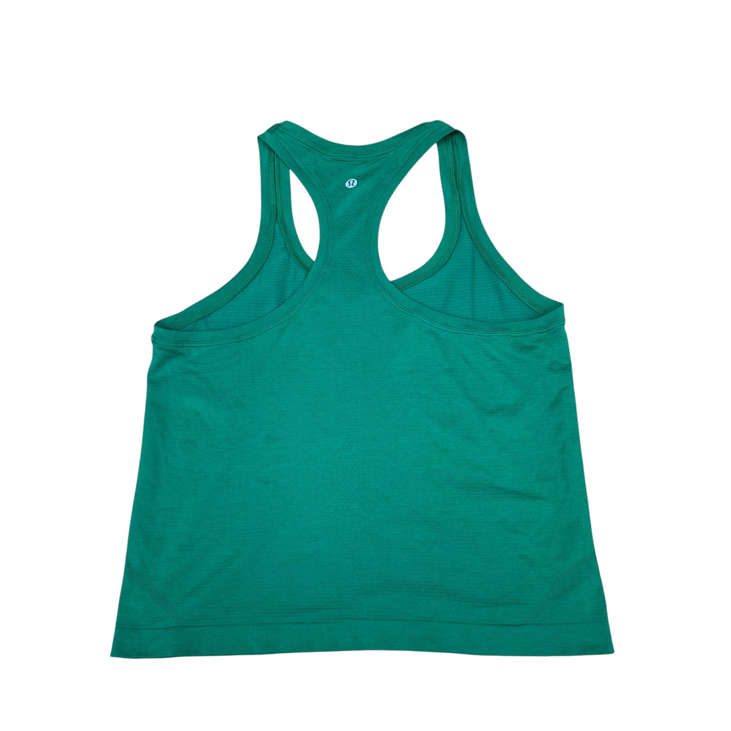 Athletic Top Ss By Lululemon In Green, Size:12