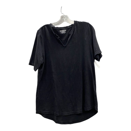 Top Ss Basic By Chicos In Black, Size:L