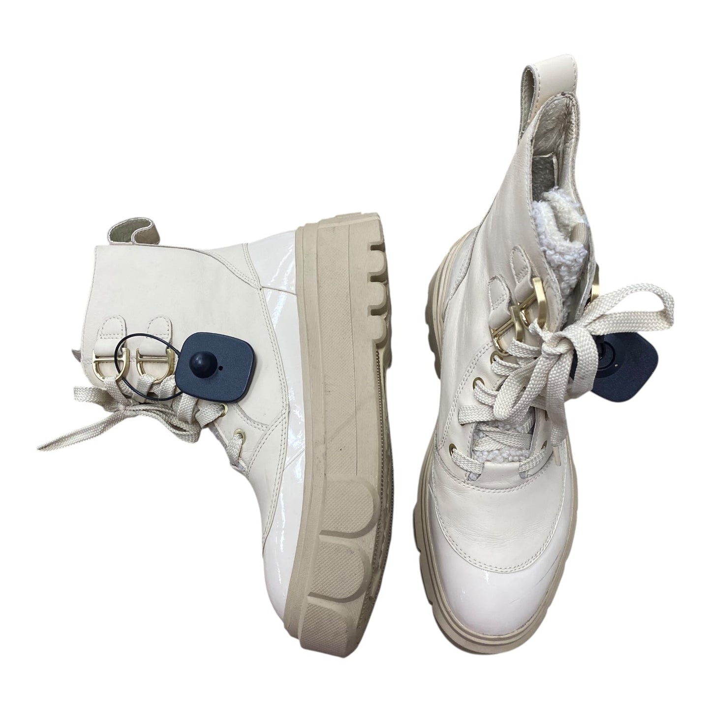 Boots Designer By Sorel In Cream, Size:9