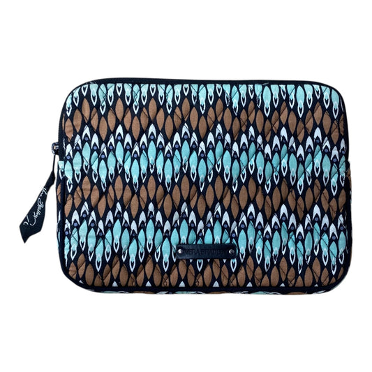 Makeup Bag By Vera Bradley In Brown & Green, Size:Medium