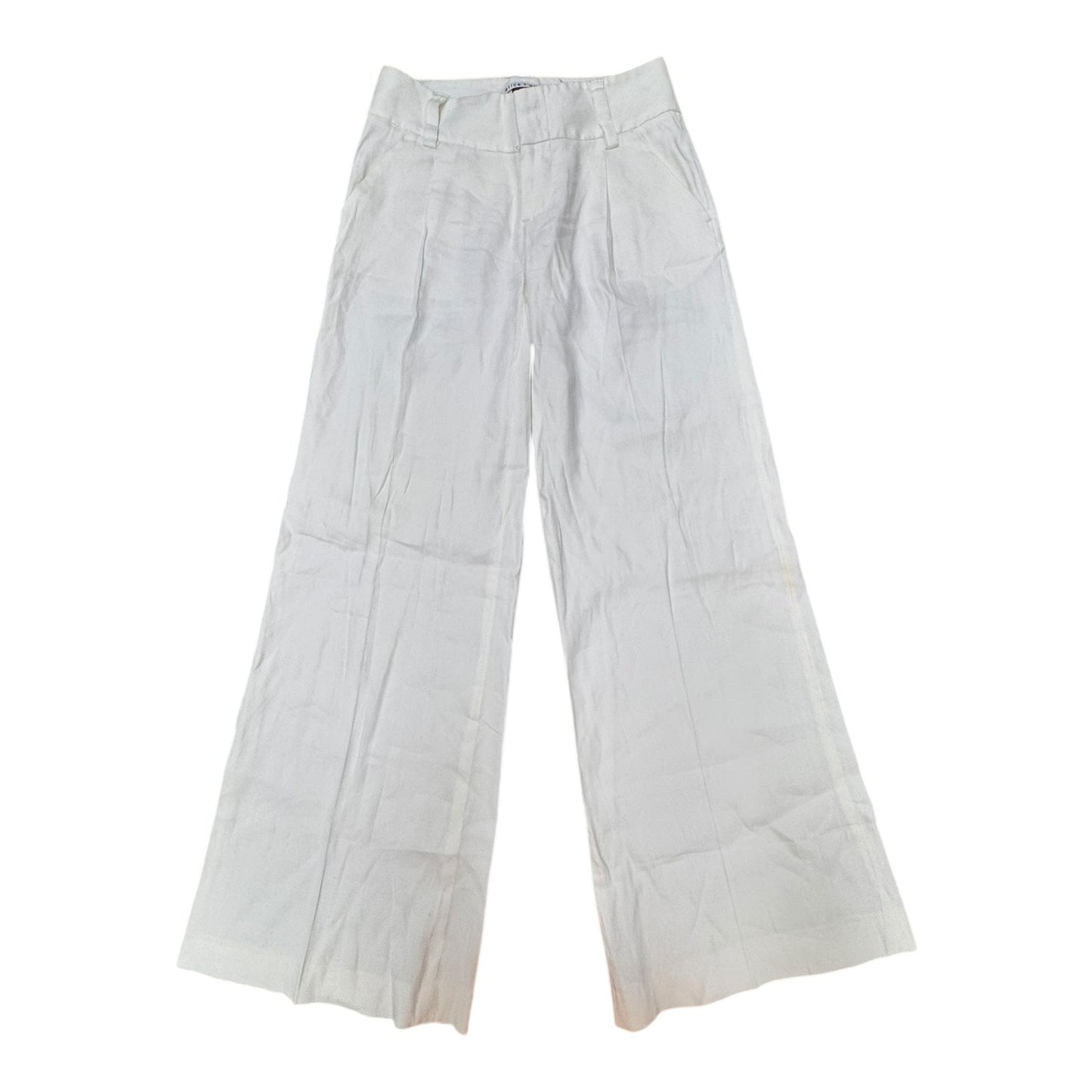 Pants Designer By Alice + Olivia In White, Size:0