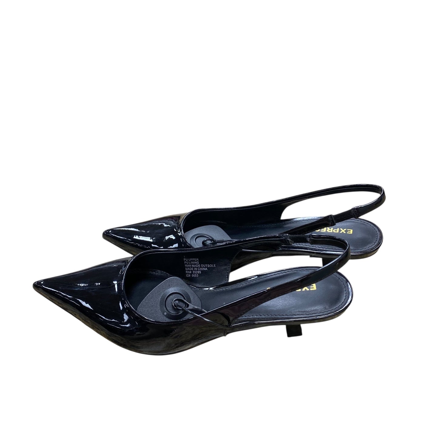 Shoes Heels Kitten By Express In Black, Size:7